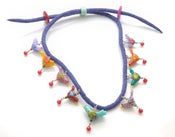 Image of felted bird necklace