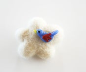 Image of cloud and bird brooch