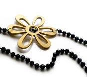 Image of Minx - Silk Strung Onyx Necklace
