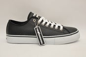 Image of The Hundreds Valenzuela Low - Black Perforated Leather