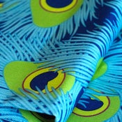 Image of Peacock Scatter Fabric