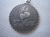 Image of Je t'aime necklace
