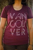 Image of Vancouver, we love you T-shirt (Cranberry)