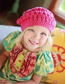 Image of Cotton Rastaberry Beret - Watermelon