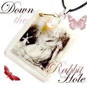 Image of Alice in Wonderland Pendant - Down the Rabbit Hole