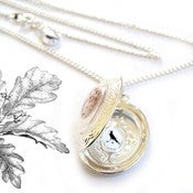 Image of Victorian Bird's Egg Locket - The Goldfinch
