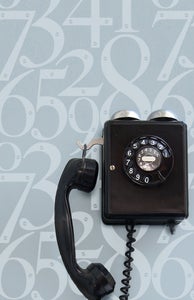 Image of Knock Knock Wallpaper - Powder Paint Blue