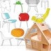 Image of Sitting Comfortably? Wallpaper - Snow (Colour-me)