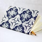 Image of Damask Fabric Notebook