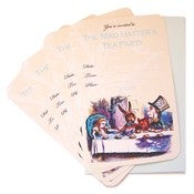 Image of The Mad Hatter's Tea Party Invitations - SET of 4