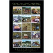Vintage Art Montana Poster