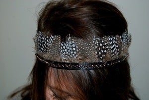 Image of Jasmin Sparrow black spotted headpiece