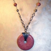 Image of Raspberry Tart Necklace