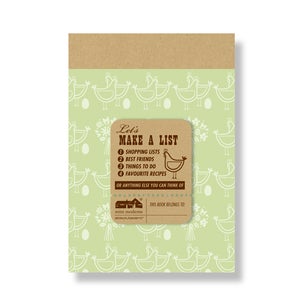 Image of Let's Make a List Jotter
