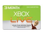 Image of Xbox Live 3 Month Subscription