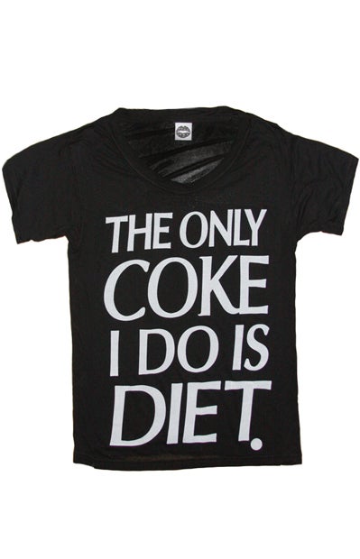 Image of The Only Coke I Do Is Diet (Oversized T-Shirt)