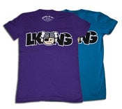 Image of LKNG "Atama" Logo - Girls (Purple/Teal)