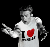 Image of I ♥ MYSELF T SHIRT