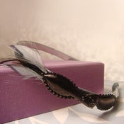 Image of Feather Bow Headband