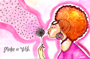 Image of "Wishes & Dreams" card $3.00