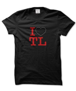 Image of I heart tl * black 