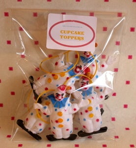 Image of Cupcake Toppers - Clowns