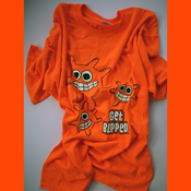 Image of Men's Orange Get Blipped T-shirt