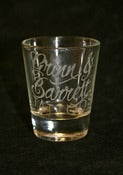 Image of Etched shot glass
