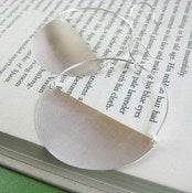 Image of half moon hoops {earrings}