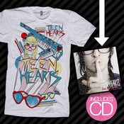 Image of WHITE GLASSES TEE! "CD included"