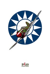 Image of P-40 Flying Tiger Print