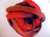 Image of royal jewels: 100% merino wool combed top 8oz, 225 grams.