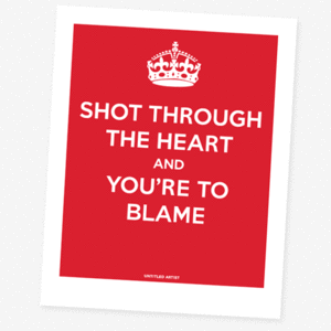 Image of You're To Blame<br>Untitled Artist