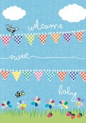 Image of Welcome Sweet Baby Greeting Card