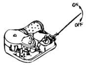 Image of On/Off Mechanism for Music Box - Spring-loaded Stop