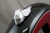 Image of Winged Knight Helmet Chrome Fender Ornament FA-15CH