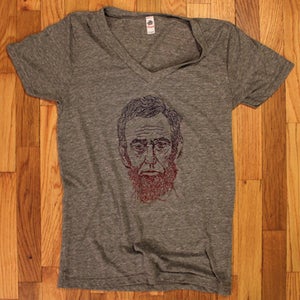 Image of Abe Lincoln multicolor v-neck