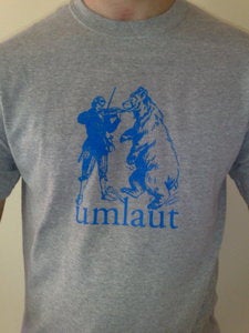 Image of Umlaut grey/blue tee