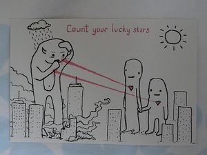 Image of Count Your Lucky Stars "City Planning" Sticker