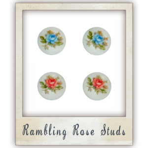 Image of Rambling Rose Studs