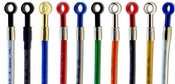 Image of Galfer custom stainless steel front line kit (2 line)