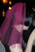 Image of Pink Bachelorette Veil (& other colors too)