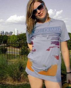 Image of George Quartz Palm Tee - Storm