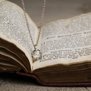 Image of rose~cut diamond necklace 