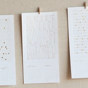 Image of 2011 letterpress calendar