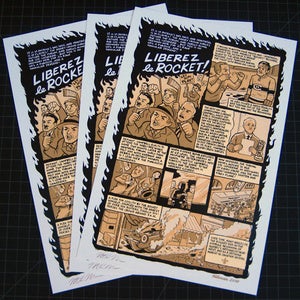 Image of Rocket Richard "Liberez le Rocket" Print
