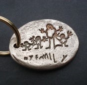 Image of Personalized Bronze Artwork Keyring