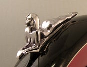 Image of Nude Pin Up Girl Chrome Fender Ornament FA-26CH
