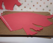 Image of  Piggy Stitched note card set