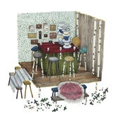 Image of Forest Tearoom -print